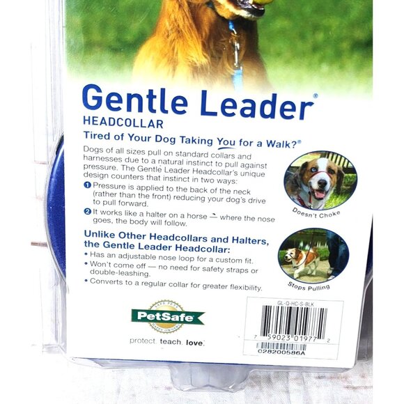 Gentle Leader Petsafe Head Collar Black Small Up To 25lbs | No-Choke Training - Picture 8 of 14